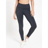 Everyday Athleisure Seam Detail Leggings - Black