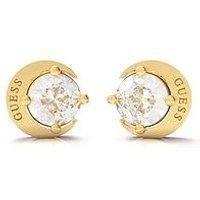 Guess Moon Phases Ladies Stud Earrings