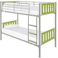 Very Home Cyber Metal Bunk Bed (Can Be Split Into 2 Beds) With Mattress Options (Buy & Save!) - Bunk Bed Frame Only