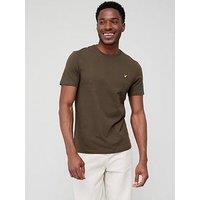 Lyle & Scott Regular Fit Plain T-Shirt - Dark Green - Olive