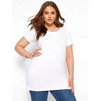 Yours Longline Tee White