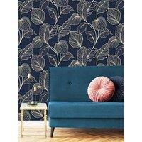 Boutique Royal Palm Sapphire Wallpaper