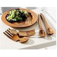 Premier Housewares Kora Acacia Wood Salad Servers