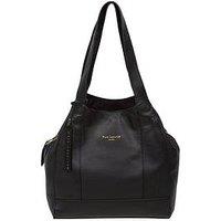 Pure Luxuries London Colette Leather Handbag - Black