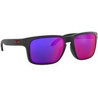 Oakley Rectangle Black Frame Sunglasses - Black