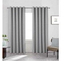 Very Home Woolacombe Blackout Lined Eyelet Curtains