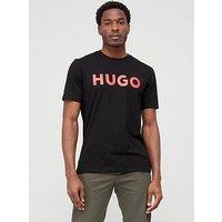 Hugo Dulivio Large Logo T-Shirt - Black