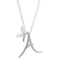 Say It With Winged Initial Necklace