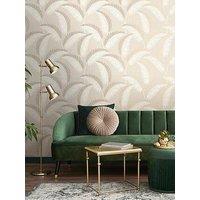 Fine Decor Cascade Leaf Cream/Gold