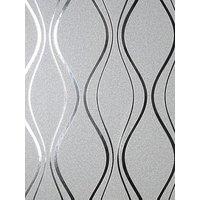Fine Decor Platinum Contour Wave Silver
