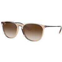 Ray-Ban Erika Round Sunglasses - Brown