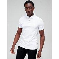 Boss Passenger Slim Fit Polo Shirt-White