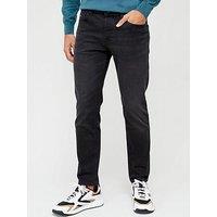 Boss Taber Tapered Fit Jeans - Black