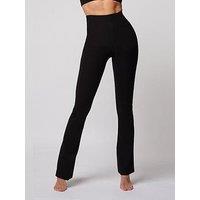 Tlc Sport Performance Tummy Control Extra Strong Compression Slim Fit Bootleg Legging - Black