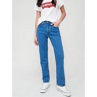 Levi'S 501 Crop Straight Leg Jean - Jazz Pop - Blue