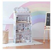 Teamson Kids Olivia'S Little World 3-Floor Deluxe Dollhouse With Accessories (Grey)