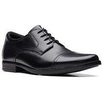 Clarks Howard Cap Oxford Shoes - Black