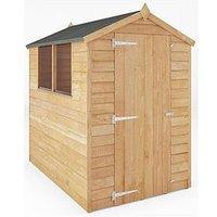 Mercia 6 X 4 Ft Overlap Apex Shed - Fsc Certified