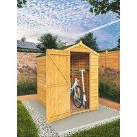 Mercia 6 X 4 Ft Overlap Apex Windowless Shed - Fsc Certified