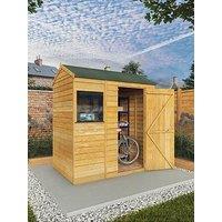 Mercia 6 X 4 Ft Overlap Reverse Apex Shed - Fsc Certified