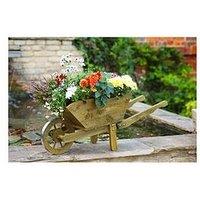 Smart Garden Extra Large Wheelbarrow Planter - Tan