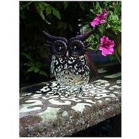 Smart Solar Solar Silhouette Owl Light
