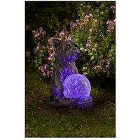 Smart Solar Mystic Dog Solar Figurine