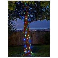 Smart Solar Firefly String Lights - 100 Multi Coloured Leds