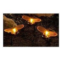 Smart Solar Decorative Bee Solar Stake Lights (Pack Of 6)