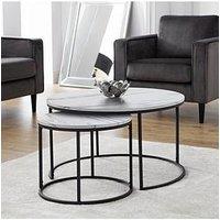 Julian Bowen Bellini Round Nesting Coffee Table