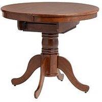 Julian Bowen Canterbury Round To Oval Extending Table
