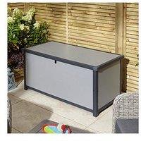 Rowlinson Airevale 4 X 2Ft Cushion Box Garden Storage - Light Grey