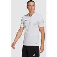 Adidas Mens Entrada 22 Training Tee - White