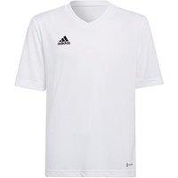 Adidas Youth Entrada 22 Training Tee - White