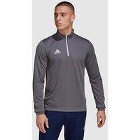 Adidas Mens Entrada 22 Training 1/2 Zip Top - Grey