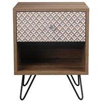 Lpd Furniture Casablanca 1 Drawer Lamp Table