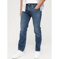 Levi'S 505 Regular Fit Jeans - Sunset Down - Dark Blue