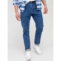Levi'S 502 Tapered Fit Jeans - Stonewash Stretch T2 - - Stone Wash Blue