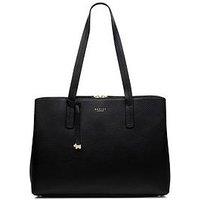 Radley Dukes Place Leather Large Ziptop Workbag Bag - Black