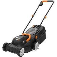 Worx 20V 30Cm Cordless Brushless Lawn Mower With X1 4.0Ah Battery & Charger