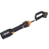 Worx 20V Cordless Leafjet Garden Blower With X1 4.0Ah Battery & Charger