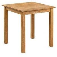 Julian Bowen Coxmoor 75 Cm Solid Oak Square Dining Table - Oak
