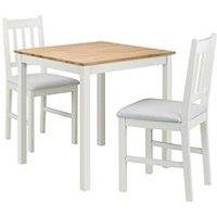 Julian Bowen Coxmoor 75 Cm Square Dining Table + 2 Chairs