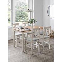 Julian Bowen Coxmoor 120 Cm Dining Table + 4 Chairs