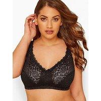 Yours High Shine Bra - Black