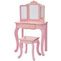 Teamson Kids Fantasy Fields Polka Dot Vanity Set