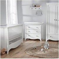 Cuddleco Clara 3 Piece Nursery Furniture Set - White