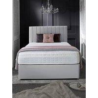 Shire Beds Liberty 1000 Pocket Memory Mattress And Upholstered Divan Base Bed Set (Headboard Sold Separately) - Fsc Certified