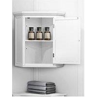 Teamson Home Glancy 1 Door Corner Wall Cabinet