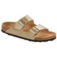 Birkenstock Arizona Flat Sandals - Gold